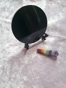 Shield & Reflect 2-Pc Altar Set - Obsidian Mirror & Chakra Tower