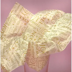 Noel Joy Peace Tissue Paper - 20in. x 30in. Sheets - Christmas Tissue Paper