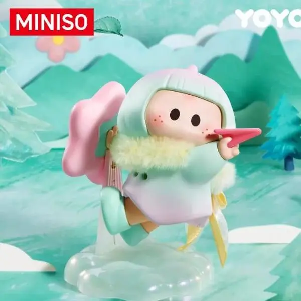 MINISO Wind's Diary Cartoon Character Magnetic ABS Scented Plush-Feel 8cm Figurine Blind Box - New Sealed Blindbags Surprise Set, Cute Collectibles, Birthday Gift for Unboxing Enthusiasts，Back To School