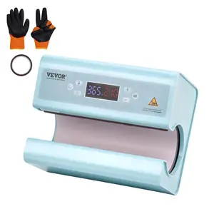 【Summervibes】VEVOR Auto Tumbler Heat Press Machine,  , Mug Heat Press for 11-30oz Sublimation Tumblers, Heat Up Fast and Even, Tumbler Press with Tape and Glove, Temp and Time Setting, for Tumblers, Cups, Mugs, Blue