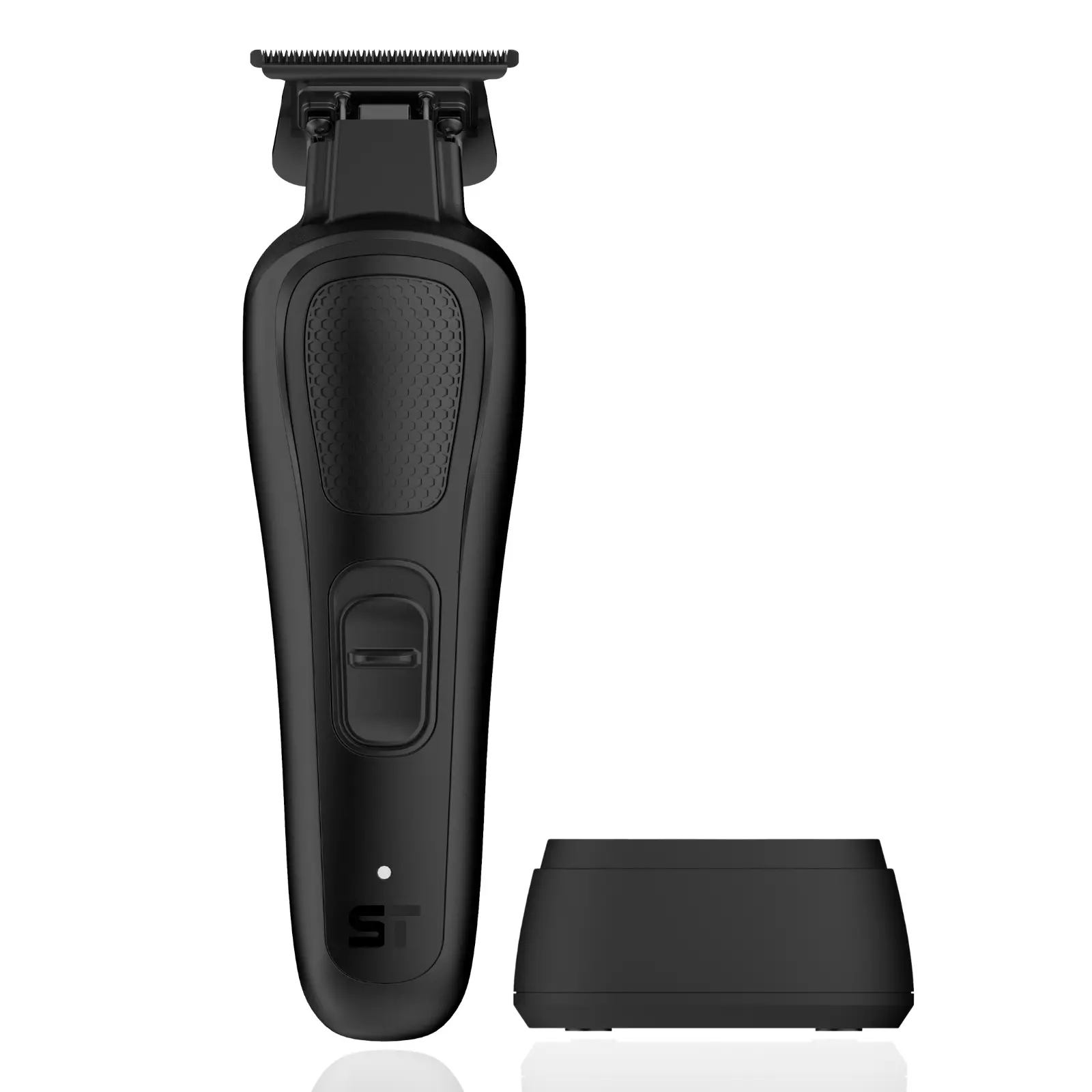 Supreme Trimmer DarkStar 82 Metal Trimmer with 9000+ RPM Vector Motor 3-Hour Battery Life LED Lights Lightweight Design - Handle