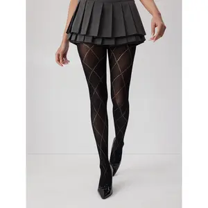 Cider ARGYLE KNITTED TIGHTS