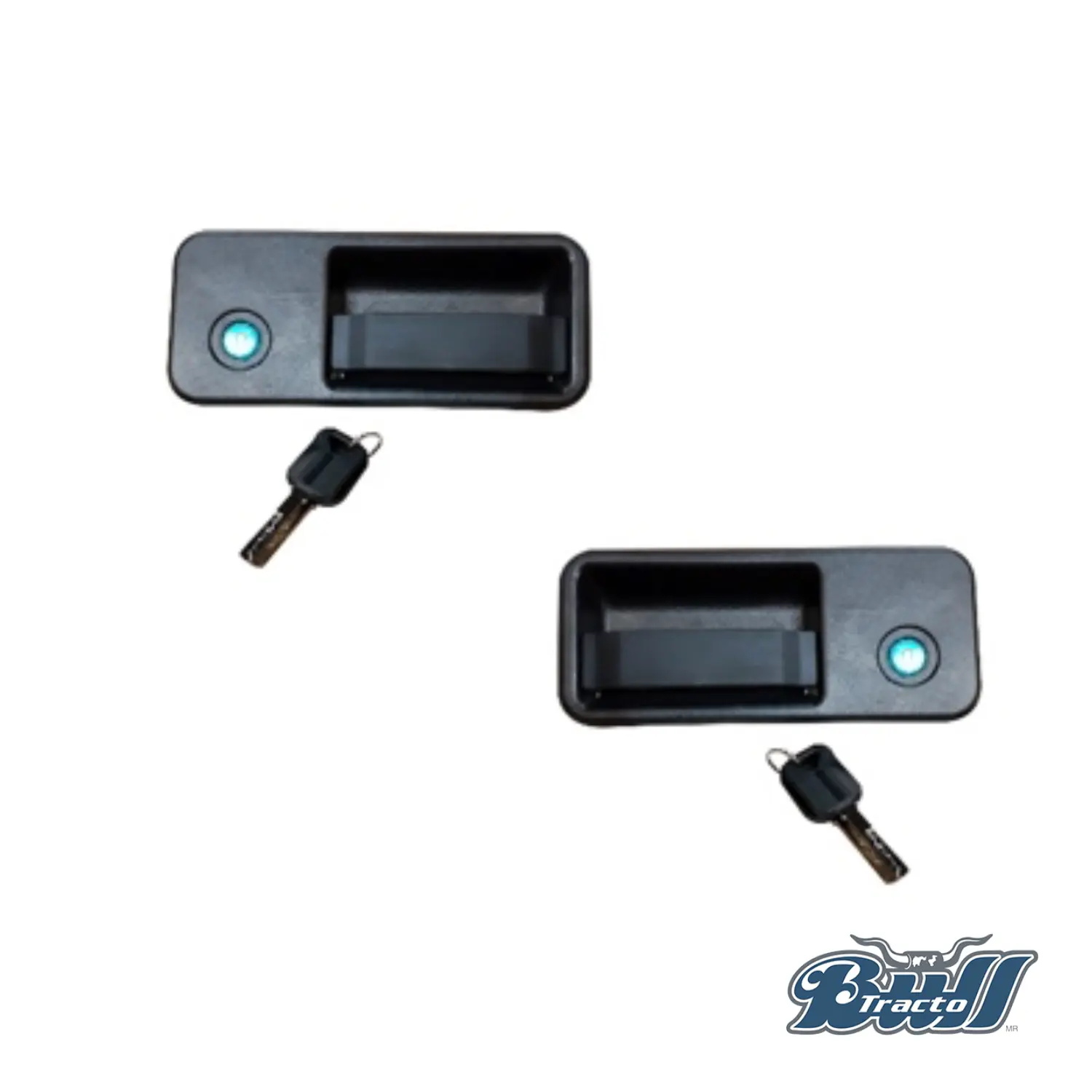 VOLVO VNL 2-Sided Keyed Lock & Door Handle - Heavy-Duty Replacement Hardware for Commercial Truck Vehicle Doors Maintenance, Two-Sided