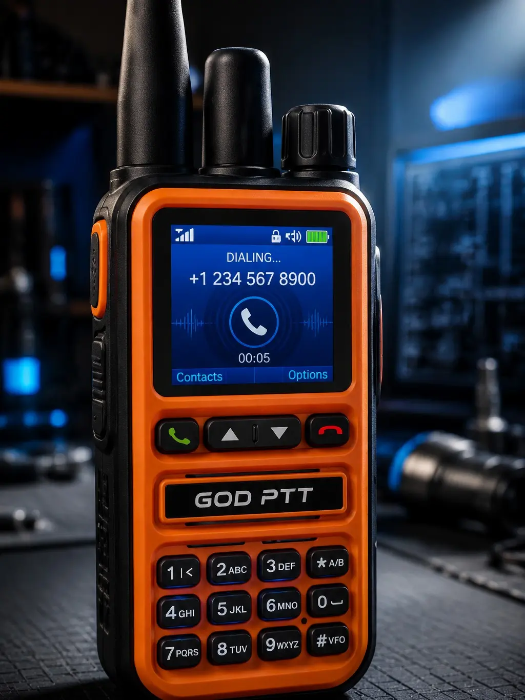 4G Walkie Talkie for Adults, Plug-and-Play Package with Built-in SIM, Group Talk, Phone Calls, No Monthly PTT Fee, USB-C Programming, Dual Band, FM Long Antenna, for Hiking, Road Trips, Cycling (Includes Batteries)