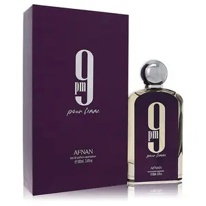 AFNAN 9PM POUR FEMME EAU DE PARFUM SPRAY FOR WOMEN 3.4 Oz / 100 ml Super Rich