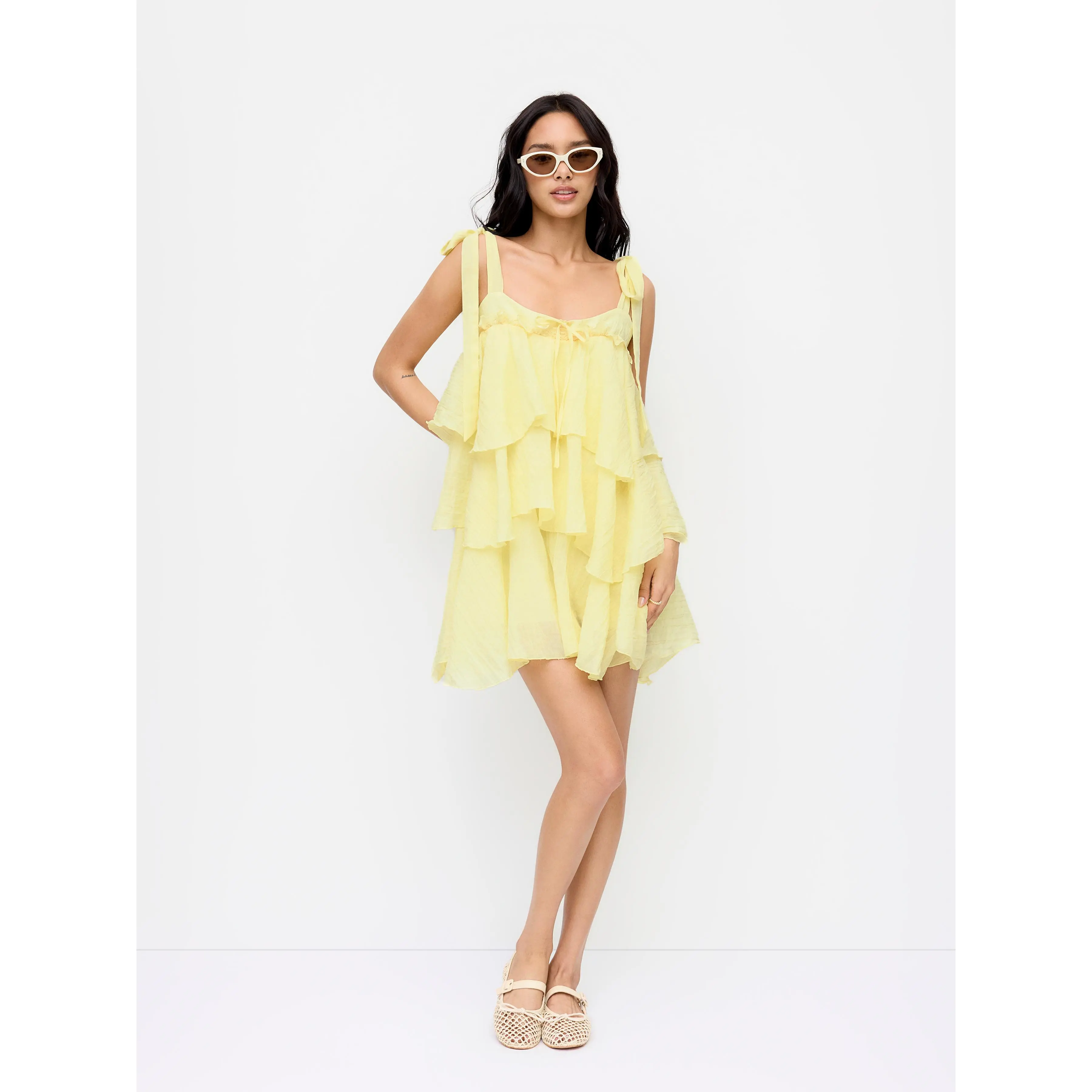 cider chiffon dress Amazon.com: CIDER Halter Neck Chiffon Ruffled Ruched A Line Mini Dress  Vacation Wedding Guest Flowy Tie Back Berry : Clothing, Shoes & Jewelry