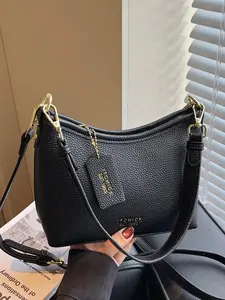 Women's Fashionable Solid Color Handbag Shoulder Bag Crossbody, Casual Versatile Bag, Elegant Commuter Bag for Daily Commuting, Shopping, Dating, Trendy All-match Commuter Bag, Fashionable Bags