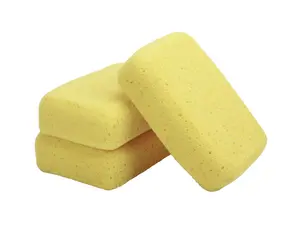 Anvil Extra Large 7.5 in. W Polyethylene All Purpose Sponges (3-Pack), Designed for Tile Installation and Grout Cleanup, Rounded Corners Prevent Grout Damage, Professional and Household Use for Cars, Boats, and RVs, Durable Mesh Construction.