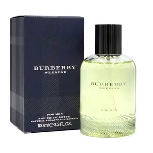 Burberry Weekend for Men Eau de Toilette 100ml - Sharp Woody Mossy Fragrance with Grapefruit & Amber Notes