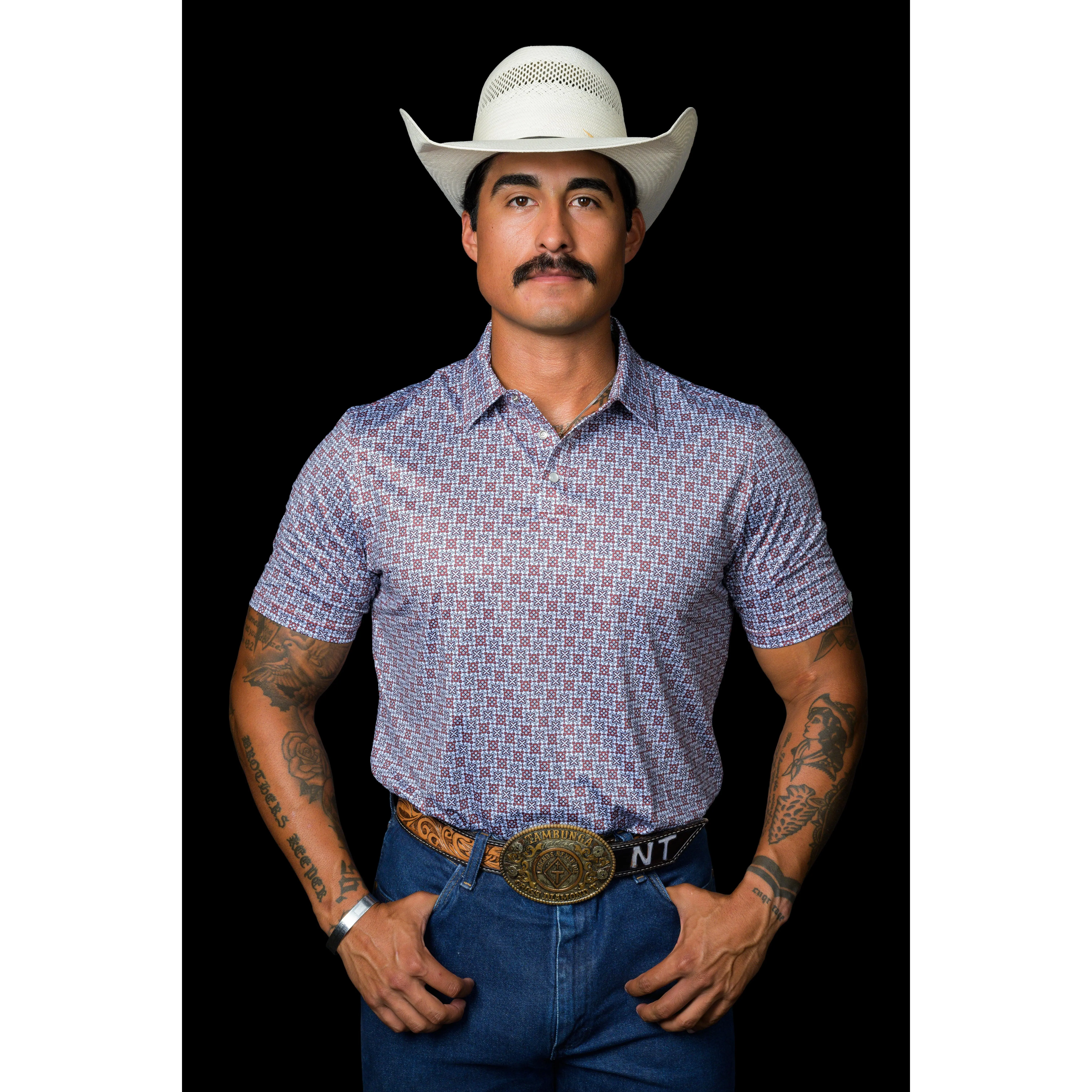 The Colton in Red Polo (FINAL SALE)