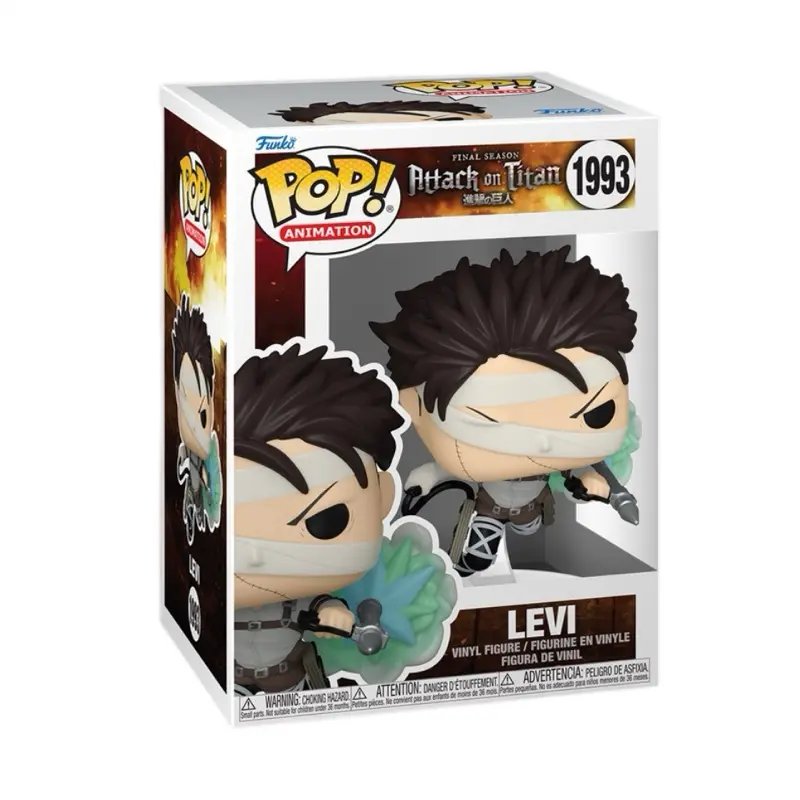 Funko Pop! Levi #1993 (Attack on Titan) Vinyl Figure - Anime Fan - Collectible