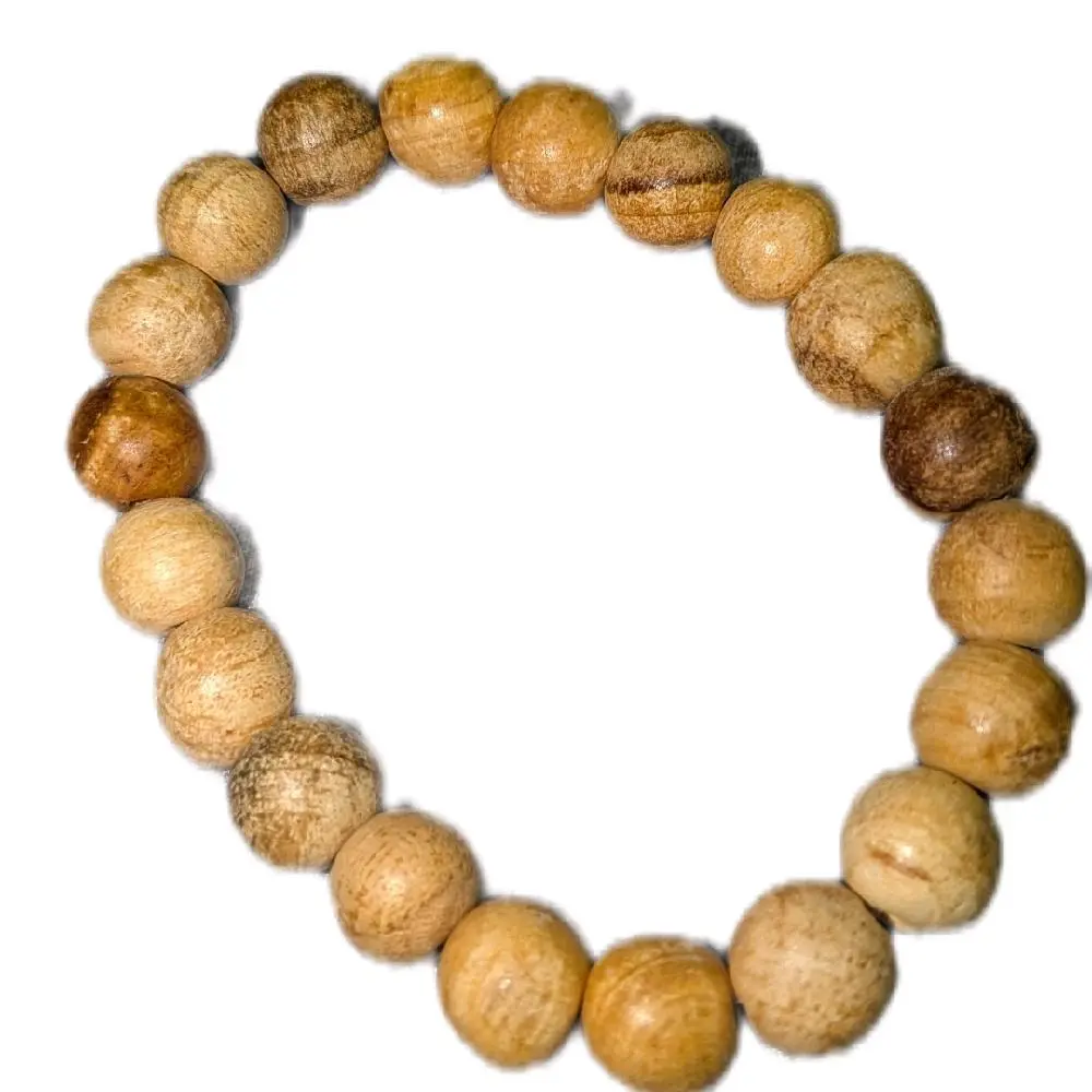 Palo Santo Wood Bead Stretchy Bracelet Fashion Jewelry Accessories