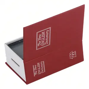 Decorative Secret Hidden Storage Dictionary Book Safe with Key Lock Hidden Diversion Stash Box for Home Office Storing Cash Jewelry Important Valuables 4 5x3 15x1 77 Inches Security Safe