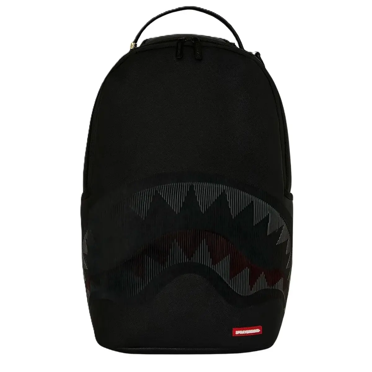 Sprayground Disappearing Shark Black Fashion Backpack New