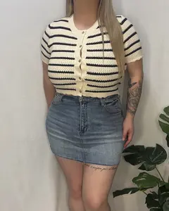 Ivon Short Sleeve Cardigan (Black)