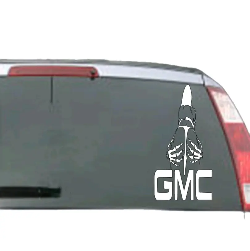 GMC Car Sticker, Blue Collar Decal #2 - Durable 651 Vynals, Smooth Finish, Resistant to Water & Chems, Perfect for Any GMC Car Fan