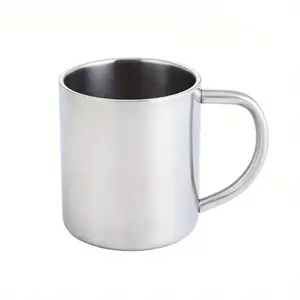 Thickened Heat-Insulated Cups for Students, Stainless Steel Teacups, Kindergarten Cups, Heat-Insulated Coffee Cups, Anti-Drop Mugs, Coffee Thermal Cup, Stainless Steel Drinkware, Travel Coffee Mugs, Stylish Coffee Mugs