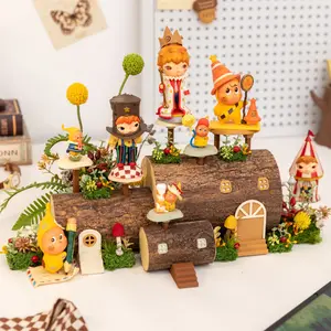 1pc miniature artificial plant bonsai ornament, display and storage rack, tiered display stand, forest-themed spring summer decor, suitable for mini collectibles, figurines, and action figures for decorating home desks, entryways, TV cabinets,photo prop