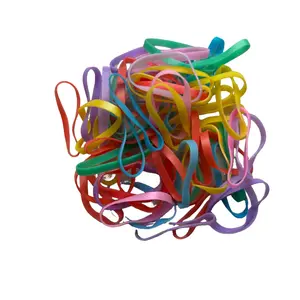 Girls Colourful Disposable Rubber Band Hair Ties Headband  Ponytail Holder Bands Hair Accessories Ponytail wig Elastics
