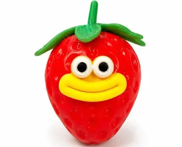 Strawberry smushie squishy