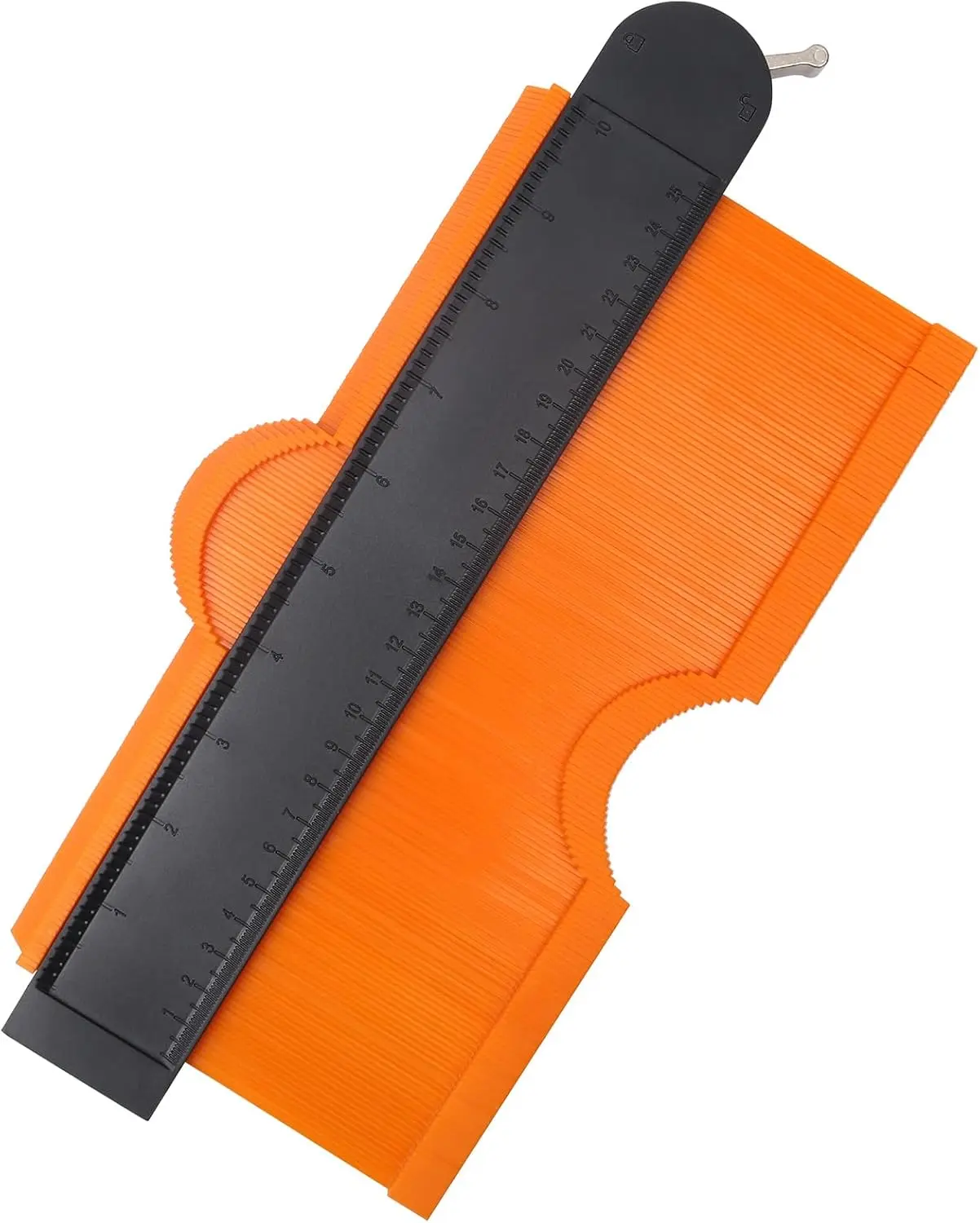 10 Inch Contour Gauge Profile Tool with Lock, Shape and Outline Duplicator Measuring Tool for Woodworking, Flooring, Tile and DIY Projects
