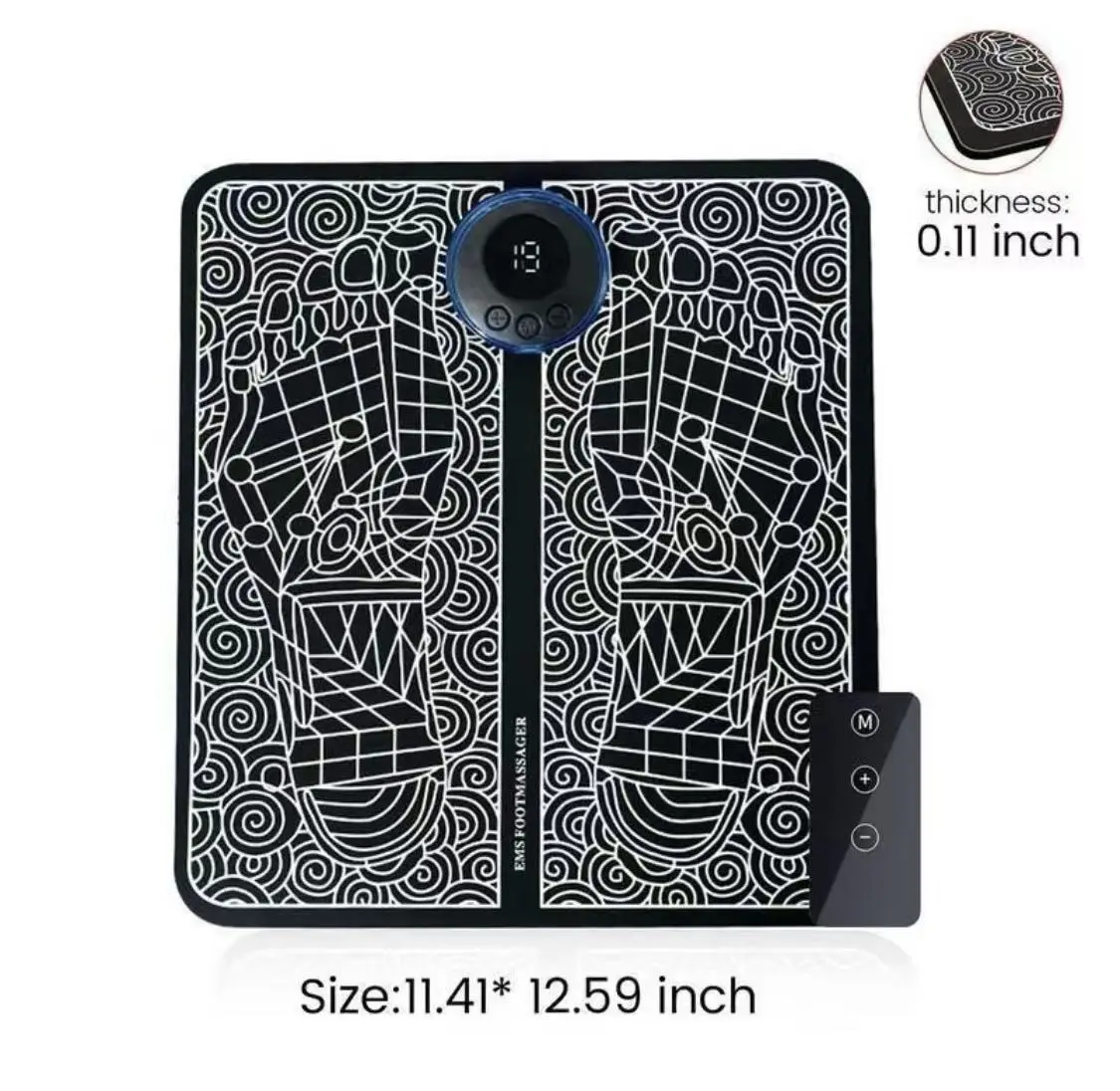 USB Rechargeable Foot Massage Pad - Ergonomic Design for Daily Relaxation