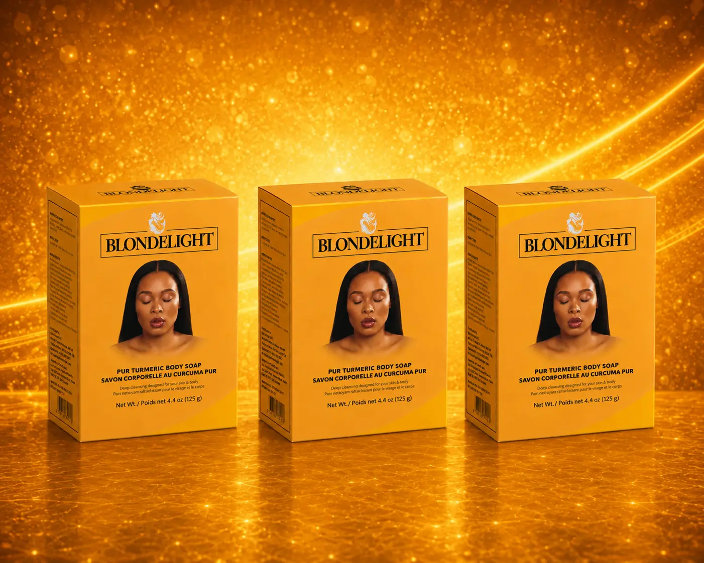 Blondelight  Turmeric Pur  Body Soap (3 Bars)