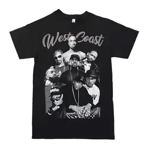 Youth & Adult Gildan West Coast Kings T-Shirt, Legends Hip Hop Graphic Shirt, Westside Shirt, Big Face Head Vintage Style Graphic Hip Hop Tee, Vintage Unisex Tee, Gift for Men Women