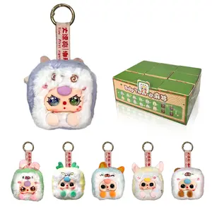 Adorable Game-Themed Bunny Shape Stuffed Collectibles - 3 Soft Furry Plush Bunnies, Random Blind Item, Backpack-Clothing Decor, Holiday Gift, Powerpuff Girls Vinyl Figurine,summervibes