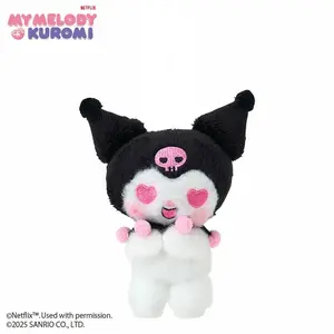 Kuromi Lovestruck Plush Mascot Keychain (My Melody & Kuromi Netflix Series)