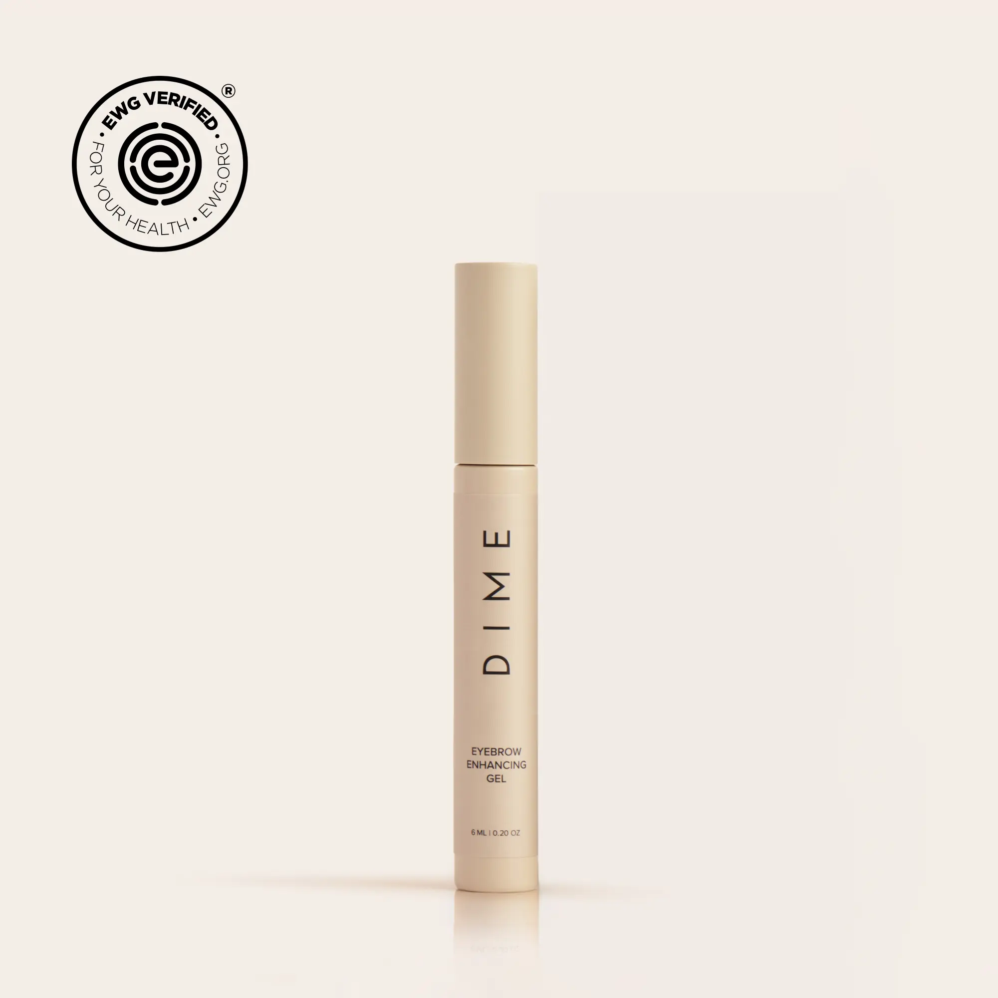 DIME Beauty Eyebrow Enhancing Gel - Clear Eyebrow Gel to Promote Fuller, Thicker, Stronger Brows, 0.20 oz / 6 mL
