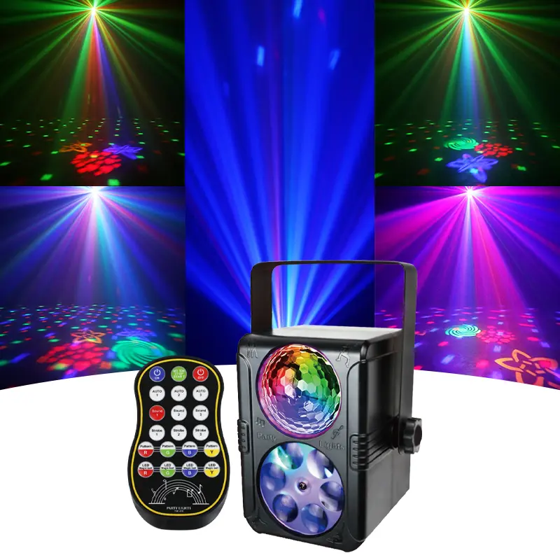 Flashback Events Party Lights Honeycomb Pattern and Magic Disco Ball Party Light