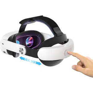 Strap for Oculus Meta Quest 3S Quest 3, Fashion Adjustable Comfort Enhanced Support VR Headset Accessories Strap No  Reduce Facial  and Gaming Immersion