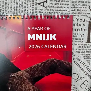 A Year Of MNIJK Inspired 2026 Calendar, 2026 Calendar, Kpop Fans Gift, New Year Planner, Holiday Gift Ideas