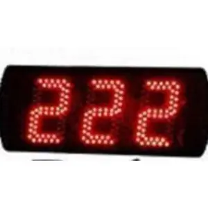 AZOOU 5-in Digital LED Display Countdown Timer - High-Quality Red Aluminum, Portable, 999-Day Max Count, Long Lifespan, Convenient to Use, Ideal for Kitchen & Sports (Timers for Sports & Outdoor Accessories)