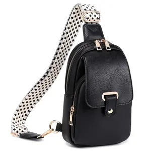 Eslcorri Crossbody Bags for Women - Fashion Sling Purse Shoulder Bag Fanny Pack Leather Causal Chest Bum Bag Cross Body Purse