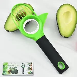 3 in 1 Avocado Slicer, Fruits and Vegetable Cutter, Handy, Kitchen Food, Prep Utensils Food Prep