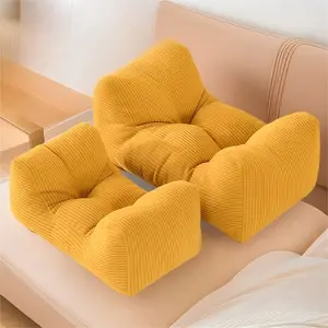 Simple Office Chair Lumbar Support Cushion, Long Sitting Essential Back Pillow, Napping Backrest Pad, Chair Back Rest