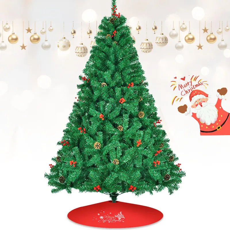 National Tree Company Pre-Lit Artificial Full Christmas Tree, 7ft Tall, Flame-Retardant Fluffy PVC, 1000 Green Branches, Durable Classic Design, Metal Stand & Ornaments Included, Indoor Decoration for Family Events