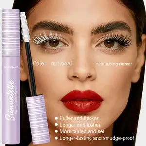 TEMU Mascara - Long-lasting, waterproof, sweatproof, curling, thickening, and non-smudging, Volumizing Mascara, Tubing Mascaras, Smudge Proof Waterproof