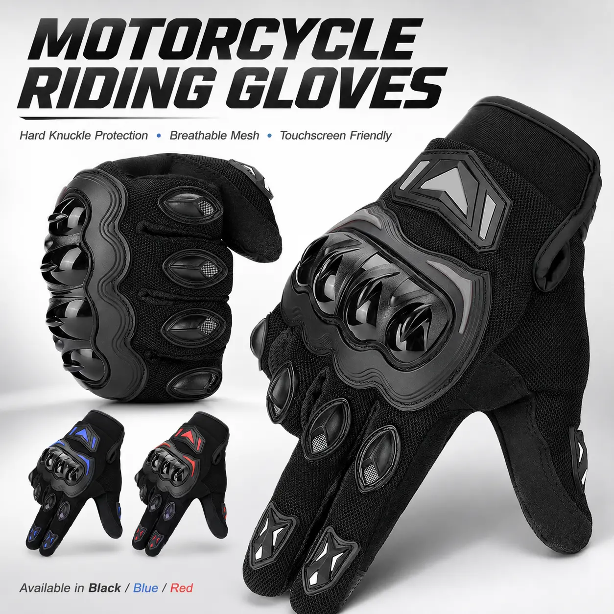 Motorcycle Gloves Carbon Fiber Touch Screen Motorbike Cycling Full Finger Gloves Motorcycle Gloves Carbon Fiber Touch Screen Motorbike Cycling Full Finger Gloves