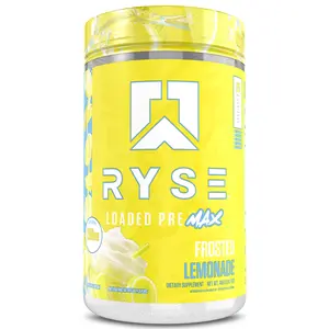 RYSE Loaded Pre Max Pre-Workout Powder - 300mg Dual-Phase Caffeine for Sustained Energy - L-Citrulline, PeptiPump & Alpha-GPC - 25 Servings
