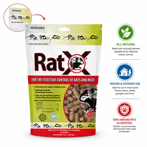 EcoClear Products 620100-6D RatX All-Natural All Species Rat Mouse, 8 oz. Bag