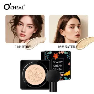 Matte Control Oil Cushion Foundation, Long-Lasting Waterproof Sweatproof Makeup, Natural Buildable Concealer, Lightweight Shades