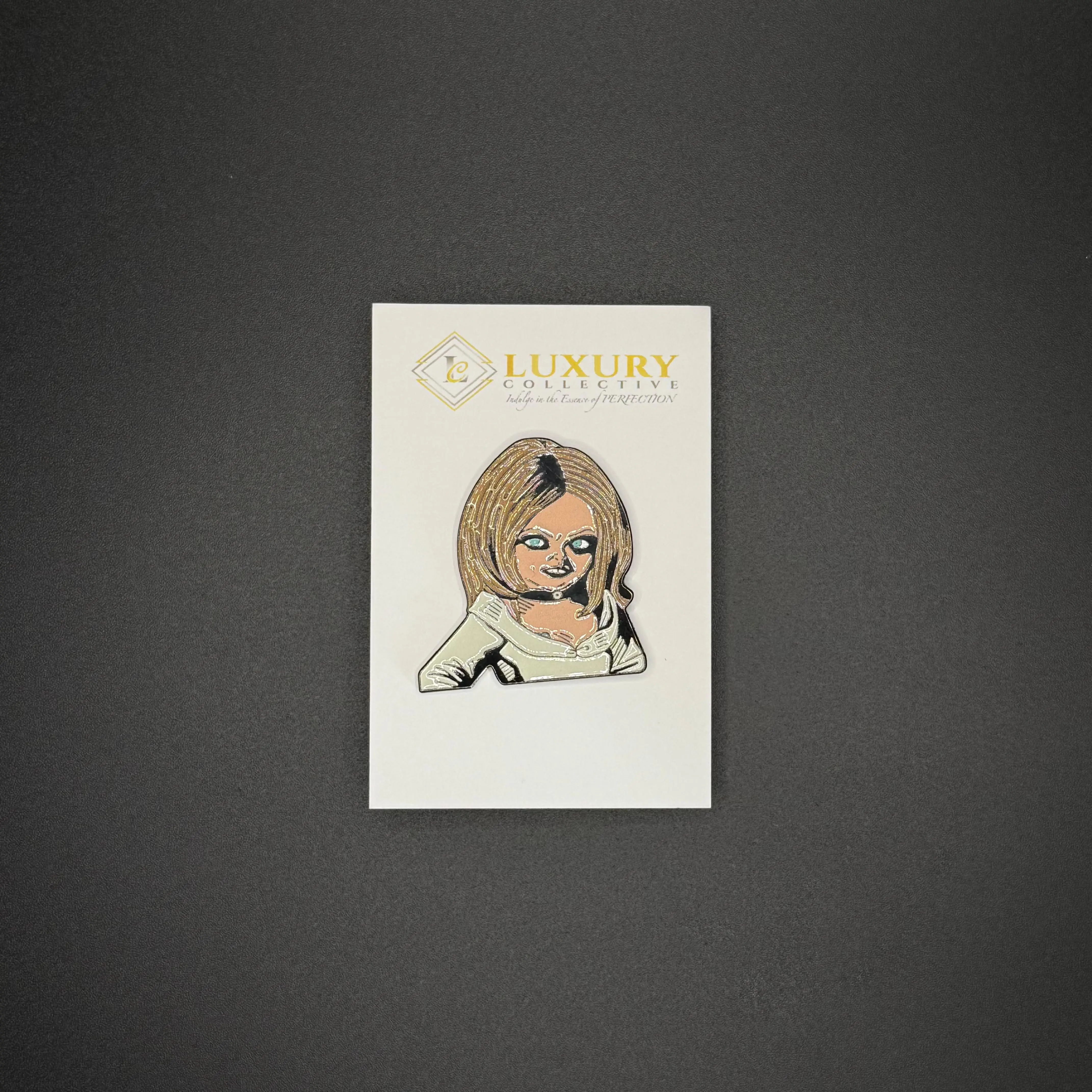 Bride of Chuky Toxica Hat Pin - Simple Design, Ideal for Chucky Fans