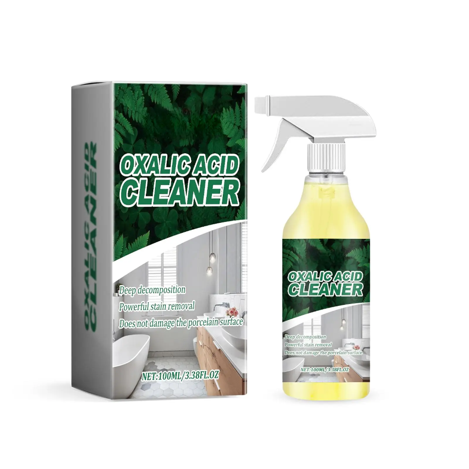 Hydrochloric Acid Cleaner for Stubborn Stain Removal, Household Toilet Cleaner Suitable for Urine Scale, Dirt & Limescale Cleaning