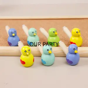 Bird Wooden Whistle Noise Maker Toys for Kids Birthday Party Favors Bag Kindergarten Prizes Pinata Fillers