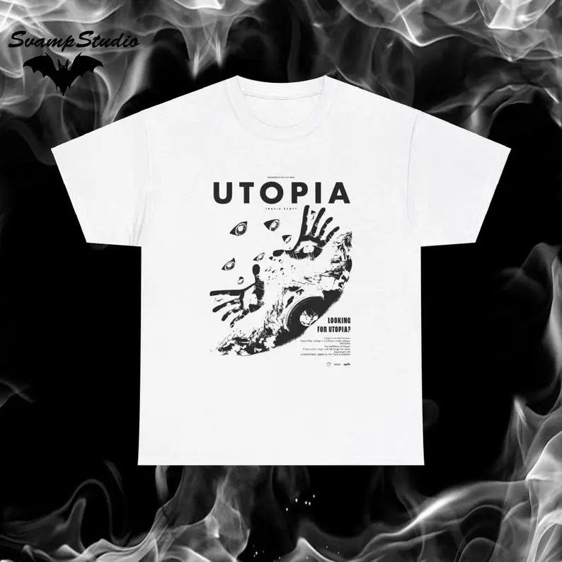 Scoot Utopia Tshirt - Utopia Merch - Scoot Tshirt - Utopia Tee - Cactus Jack - Astroworld - Streetwear - Rap Album Tshirt