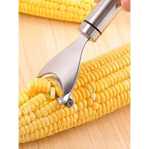 304 Stainless Steel Corn Peeler Corn Threshing Device Corn Peeler Peeling Creative Kitchen Utensils