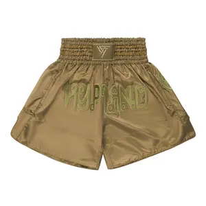 HYPLAND MUAY THAI SHORTS (OLIVE)